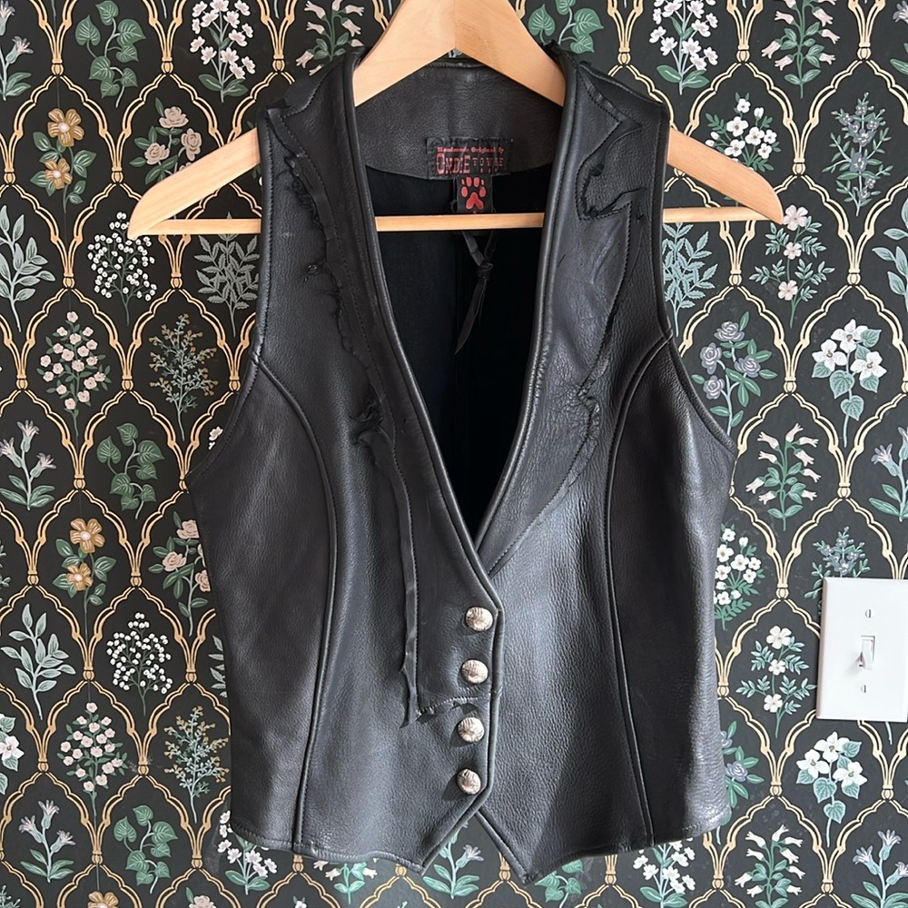 Ondie Towne Hand-Made original Leather Vest